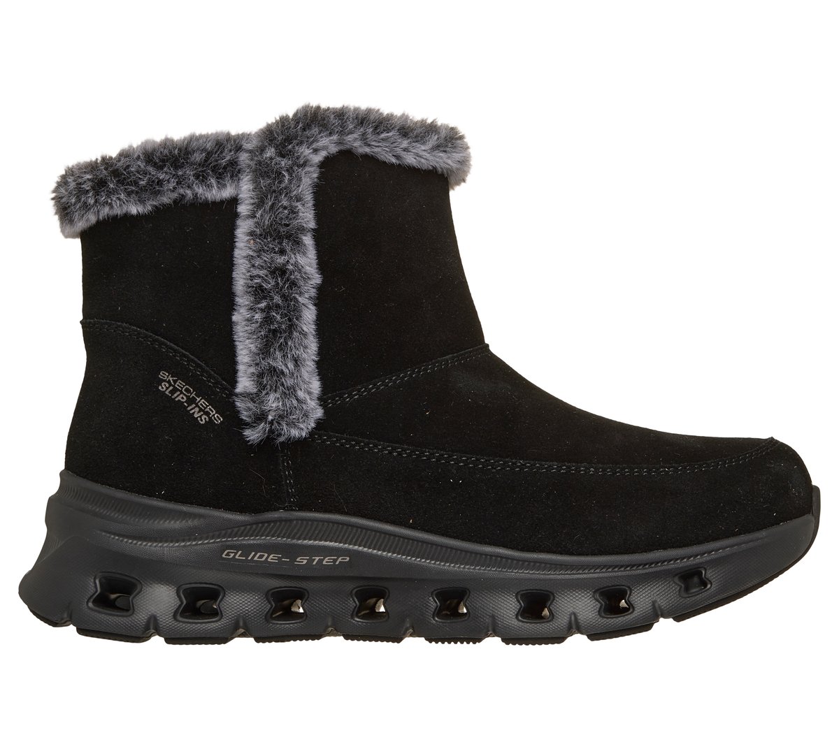 Skechers Slip-ins: Glide-Step Pro Bota - Cozy Wish en Negro, talla 39