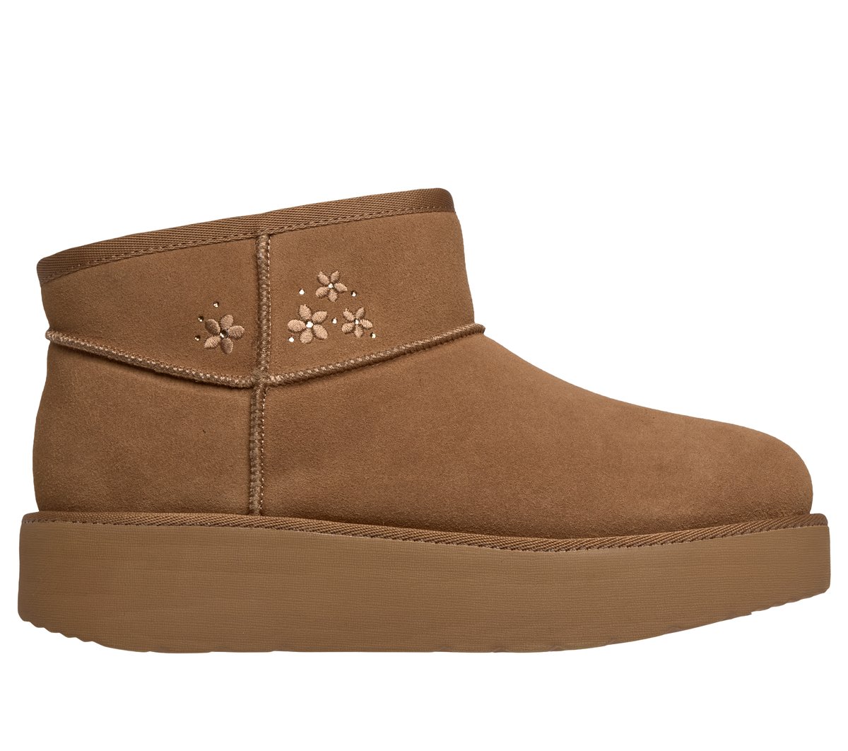 Skechers Slip-ins: Keep Cozy en Castaña, talla 36