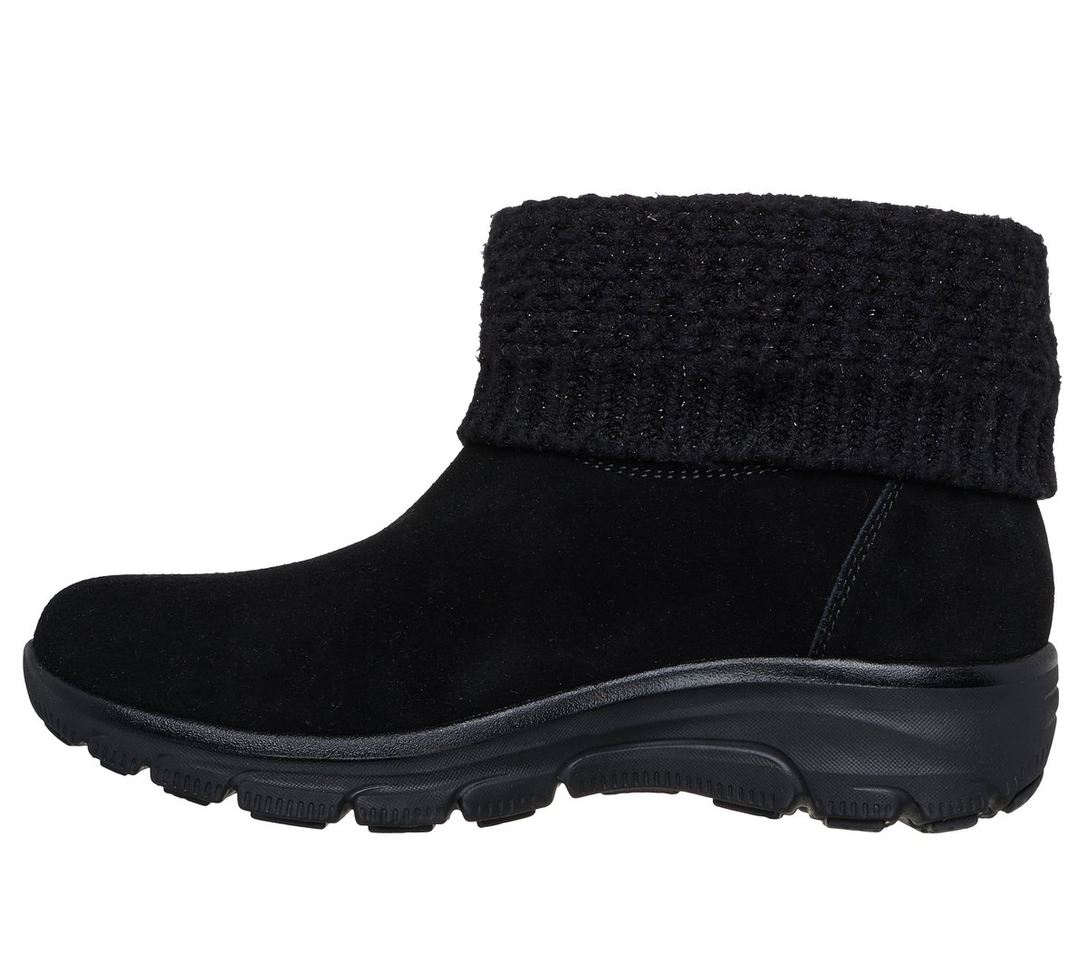 Skechers Slip-ins Relaxed Fit: Easy Going - Cozy Lovin' Chaussures Moyen Width en Noir