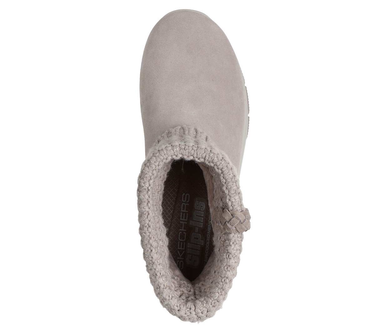 Skechers Slip-ins Relaxed Fit: Easy Going - Cozy Lovin' Chaussures Moyen Width en Taupe