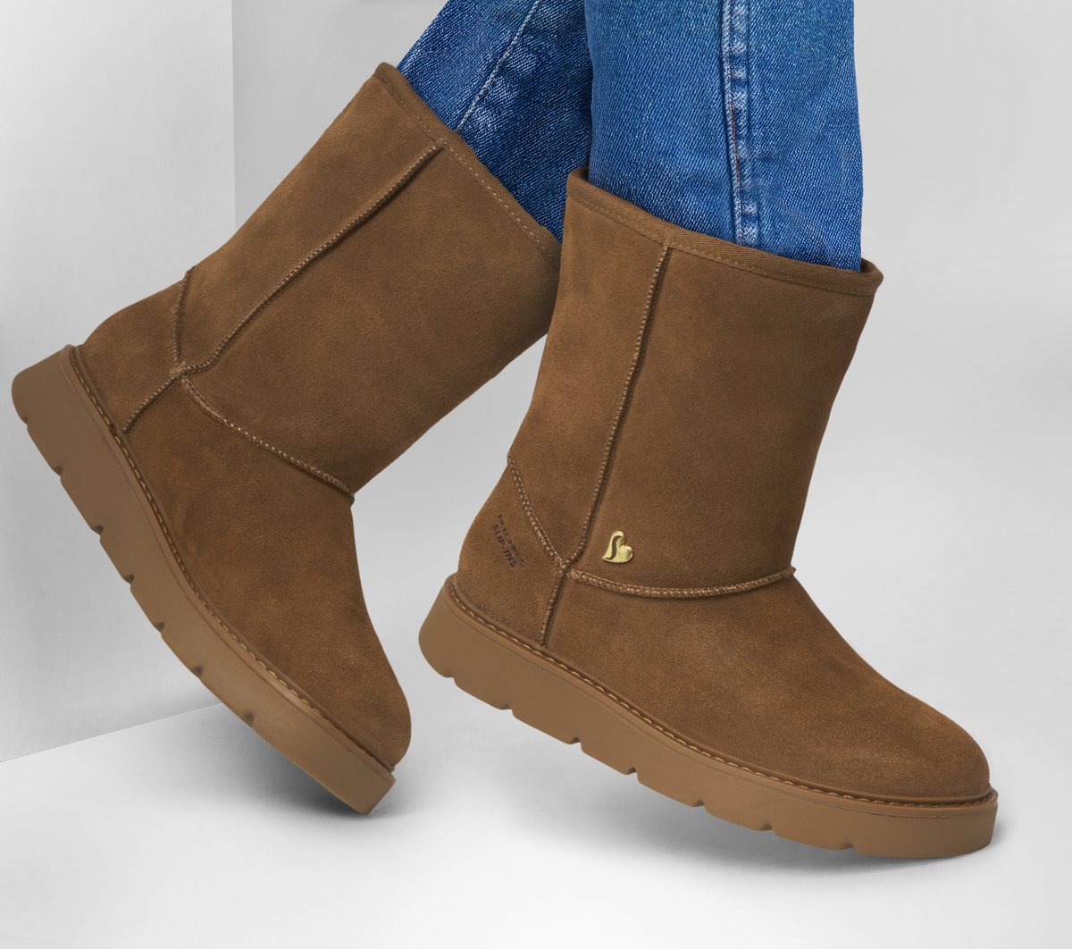 Skechers Slip-ins: Keepsakes Cozy - Cozy Mid Chaussures Moyen Width en Châtaigne