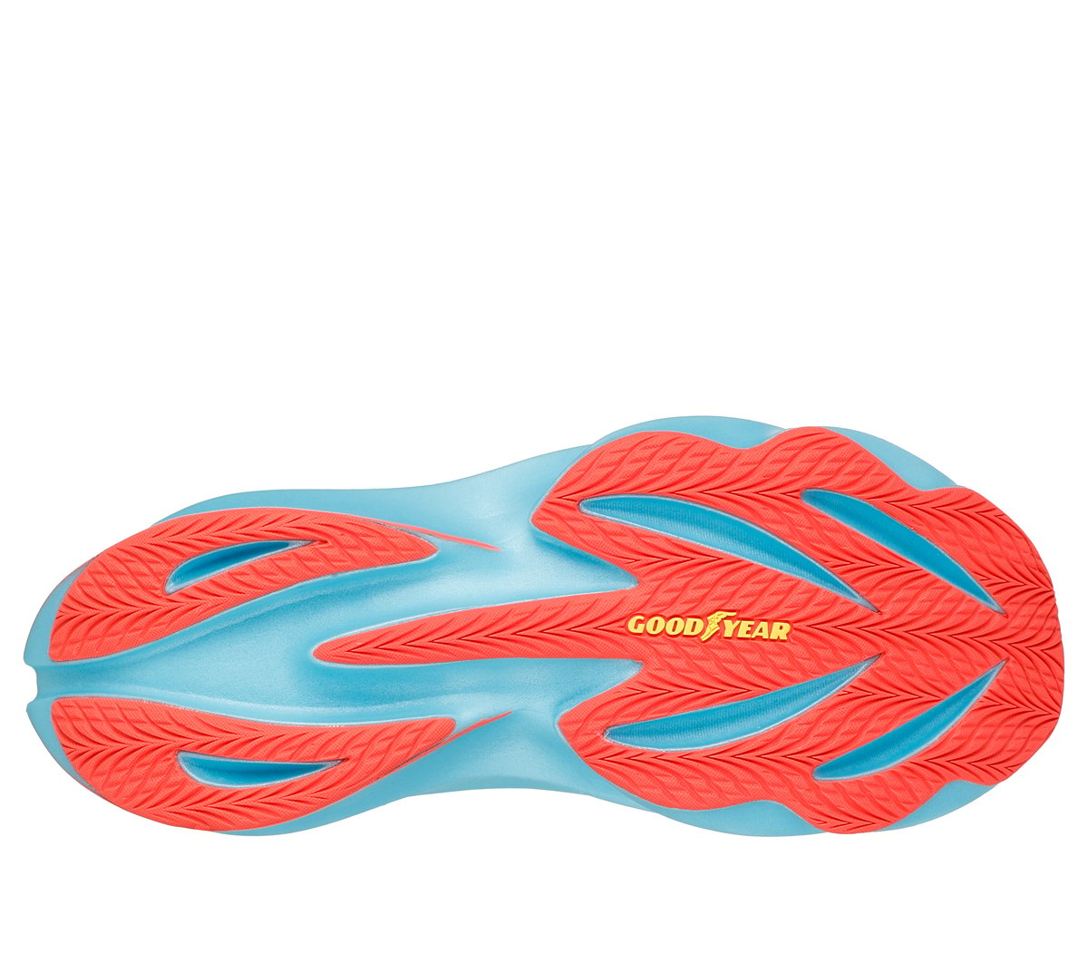 Skechers Aero Tempo Moyen Width en Blanc/Turquoise, Vegan, Hyper Burst