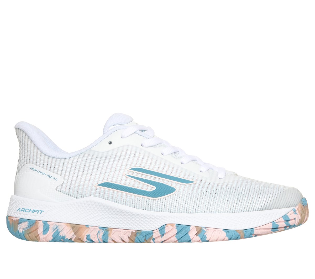 Viper Court Pro 2.0 — WHITE / BLUE / LIGHT PINK
