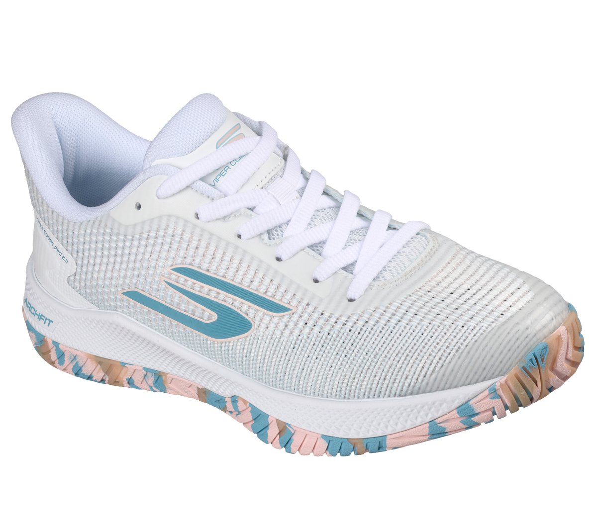 Viper Court Pro 2.0 — WHITE / BLUE / LIGHT PINK