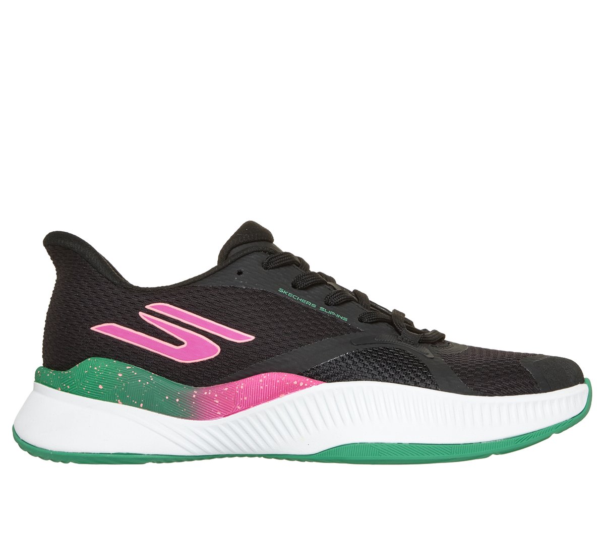 Skechers Skechers Women's State Champ Sneaker in Black, Size 4.5 | Textile/Synthetic