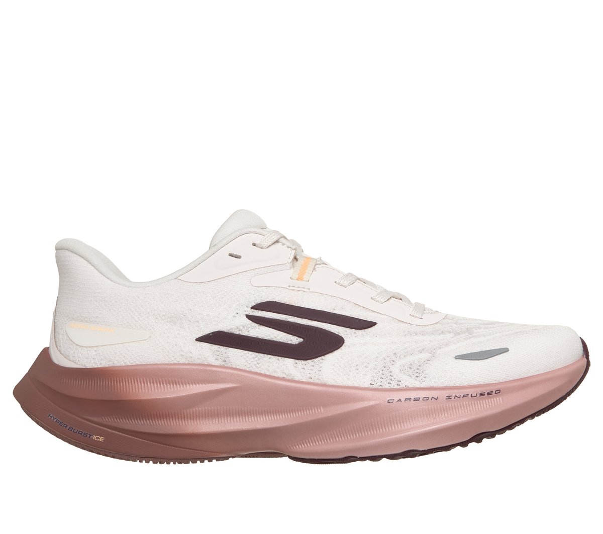 Skechers Aero Spark en Off White/Mauve, talla 39.5, Vegan