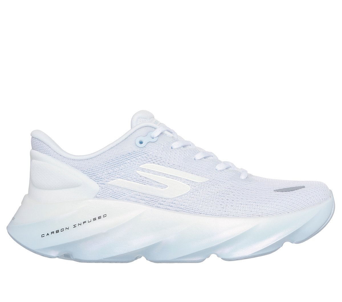 Skechers Aero Burst en Blanco/Azul Claro, talla 39, Vegan