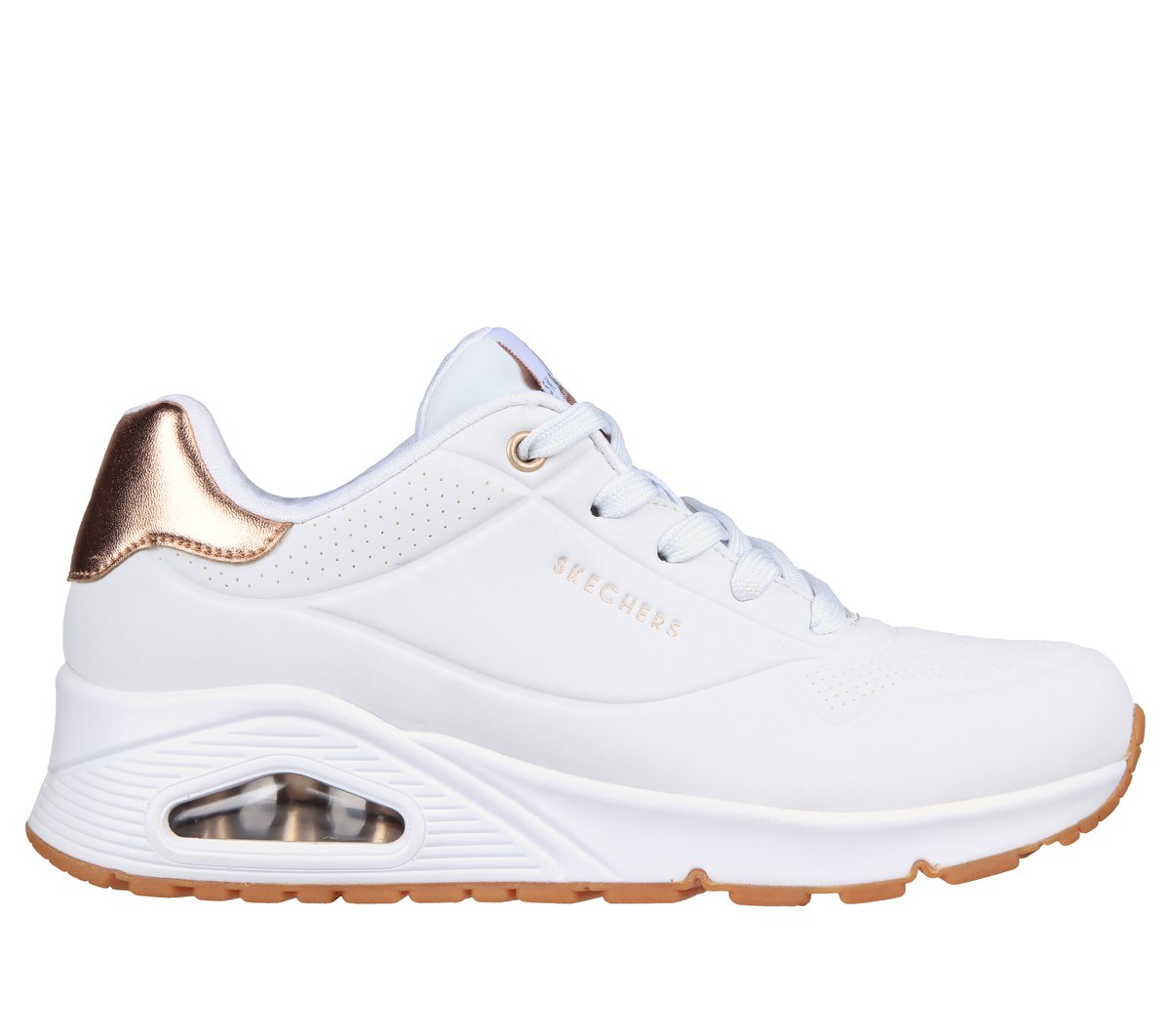 Skechers UNO - Golden Air en Blanca, talla 36