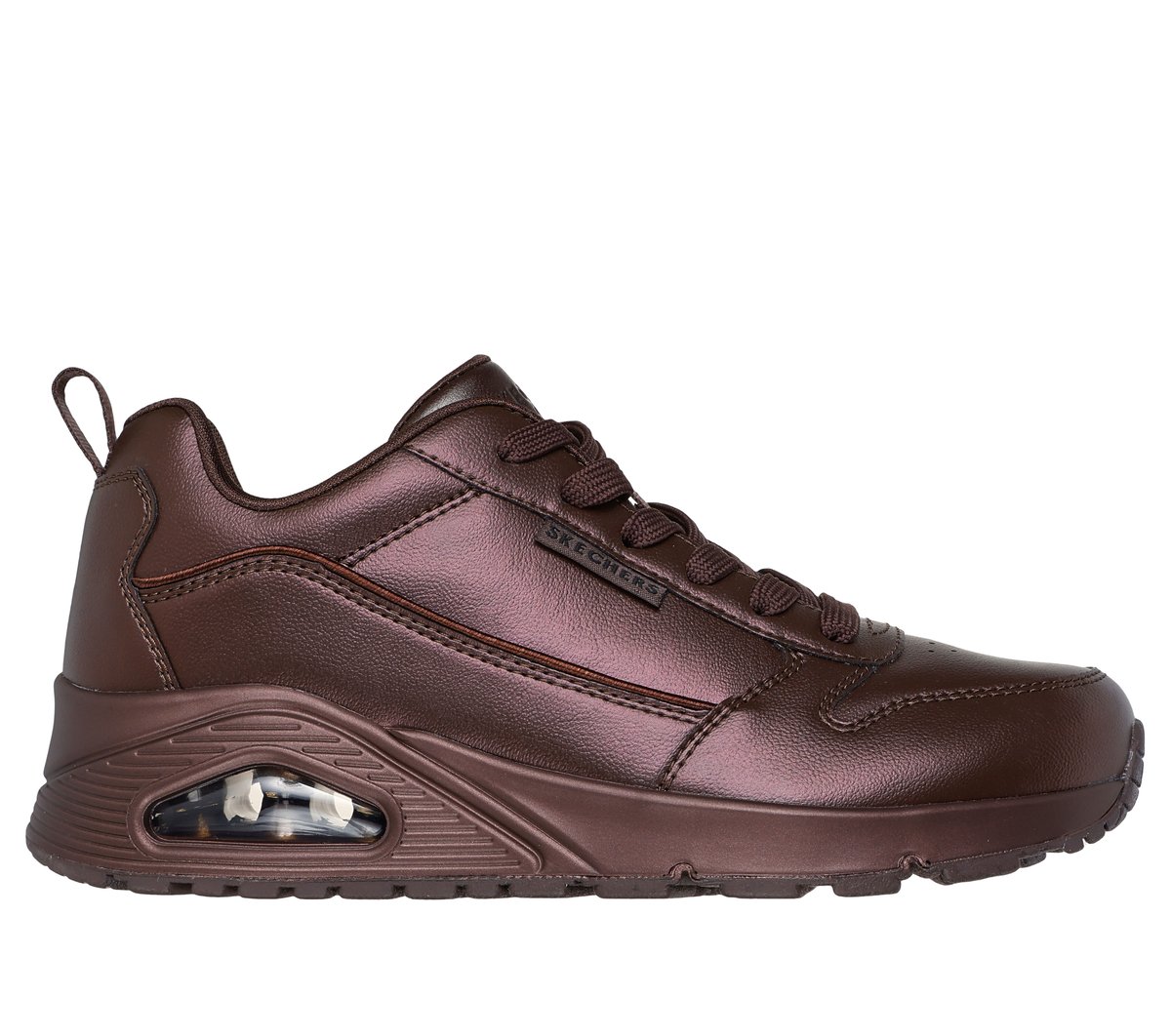 Skechers UNO - Galactic Gal en Chocolate, talla 39
