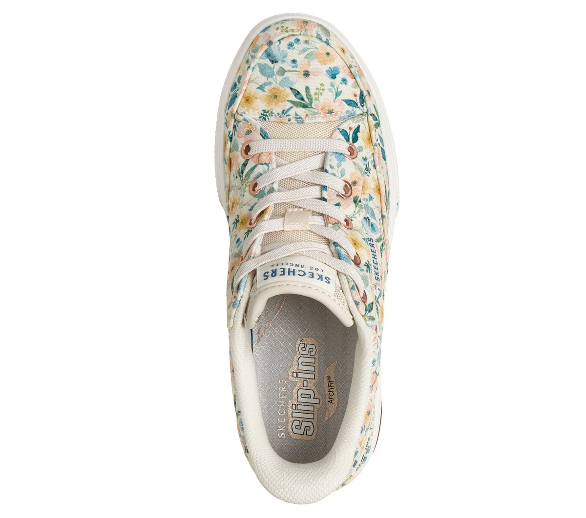 Skechers Slip-ins: Arch Fit Arcade - Wild Nite Chaussures Moyen Width en Beige, Vegan, Lavable en machine