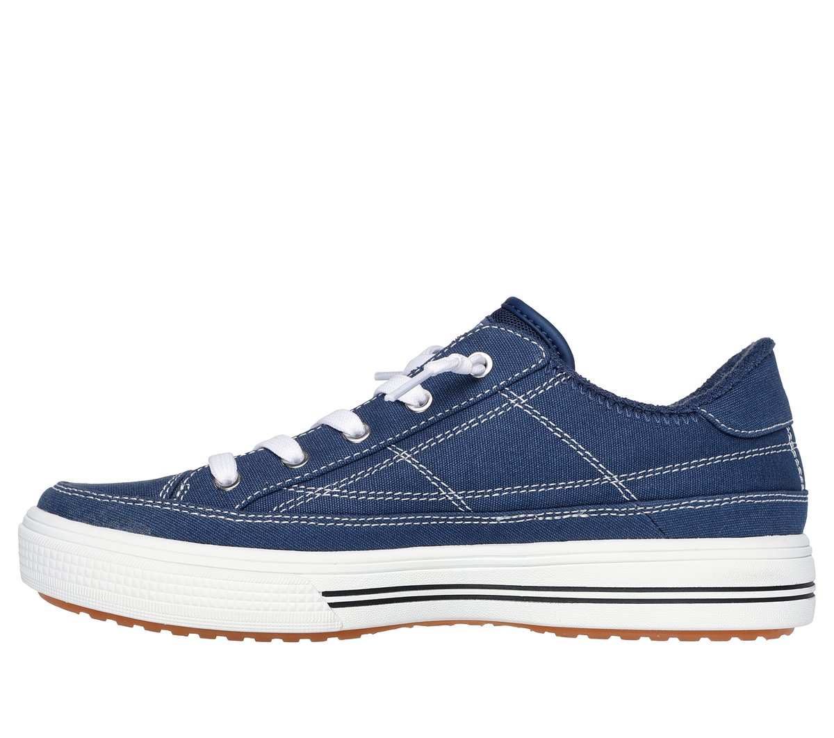 Skechers Arch Fit Arcade - Arcata Chaussures Wide Width en Bleu Marine, Vegan