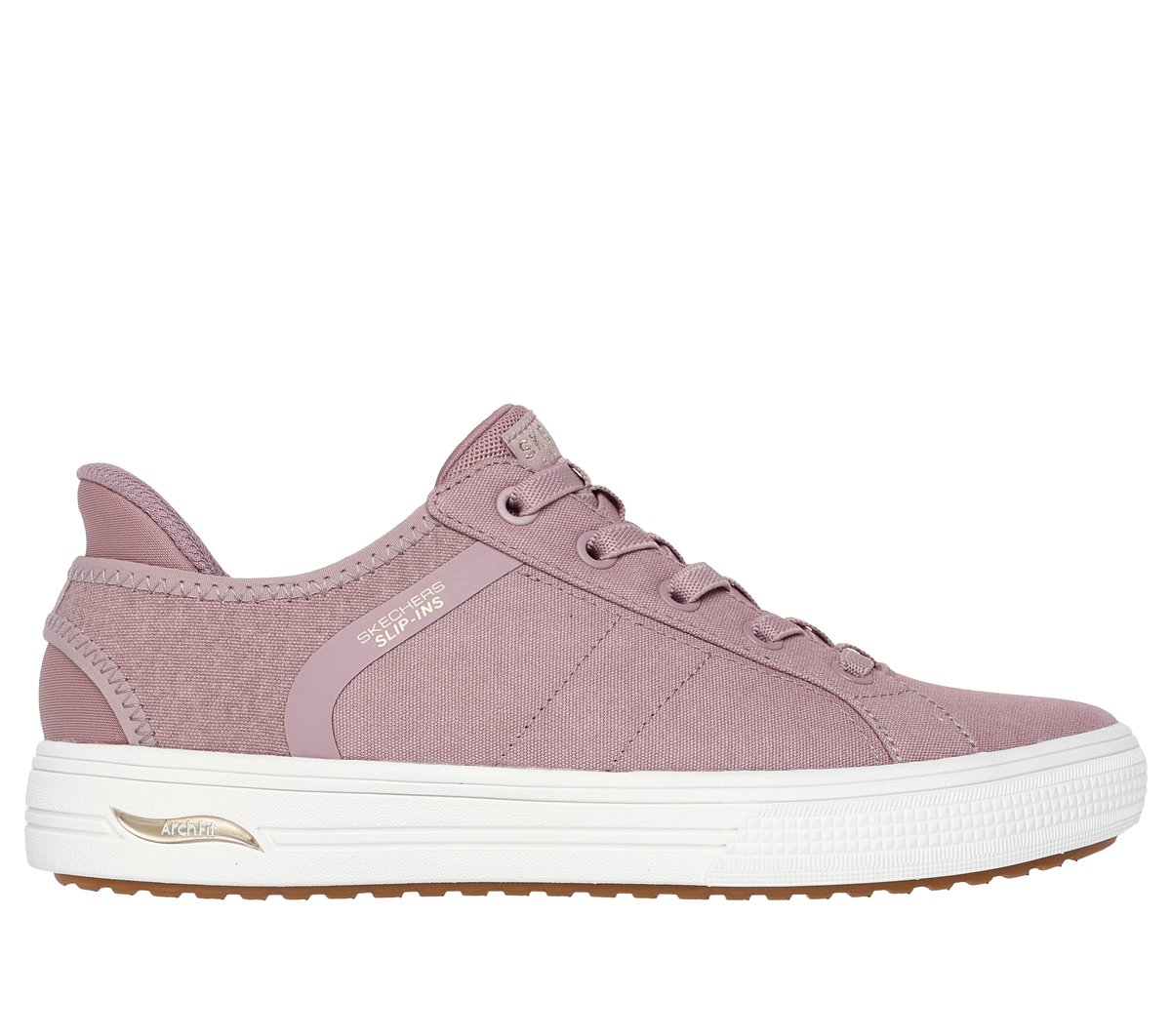 Skechers Slip-ins: Arch Fit Arcade - Forever Cozy en Mauve, talla 36.5, Vegan