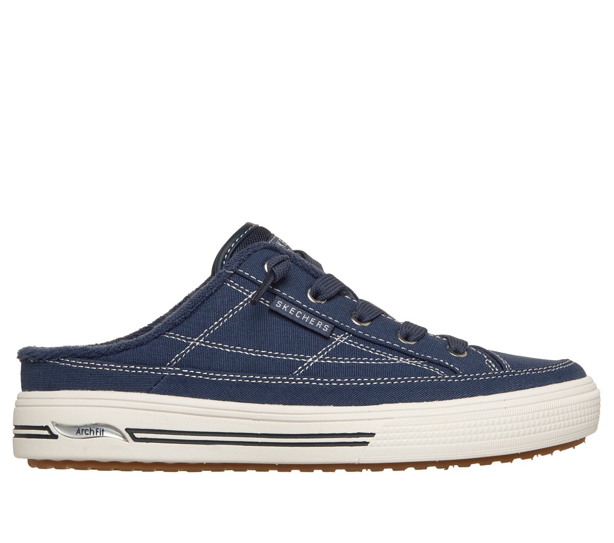 Skechers Arch Fit Arcade - Find Ya There en Navy, talla 37, Vegan