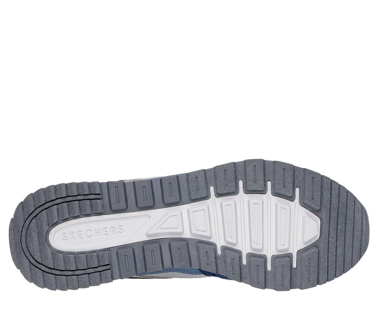 Skechers Runway - Posh Gal Chaussures Moyen Width en Bleu Marine/Argent