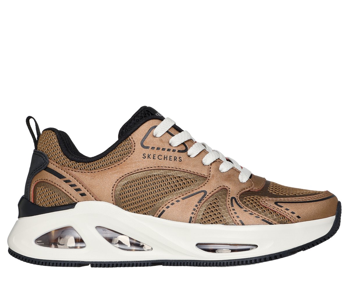 Skechers UNO Ego - Illustris Air en Bronce, talla 36