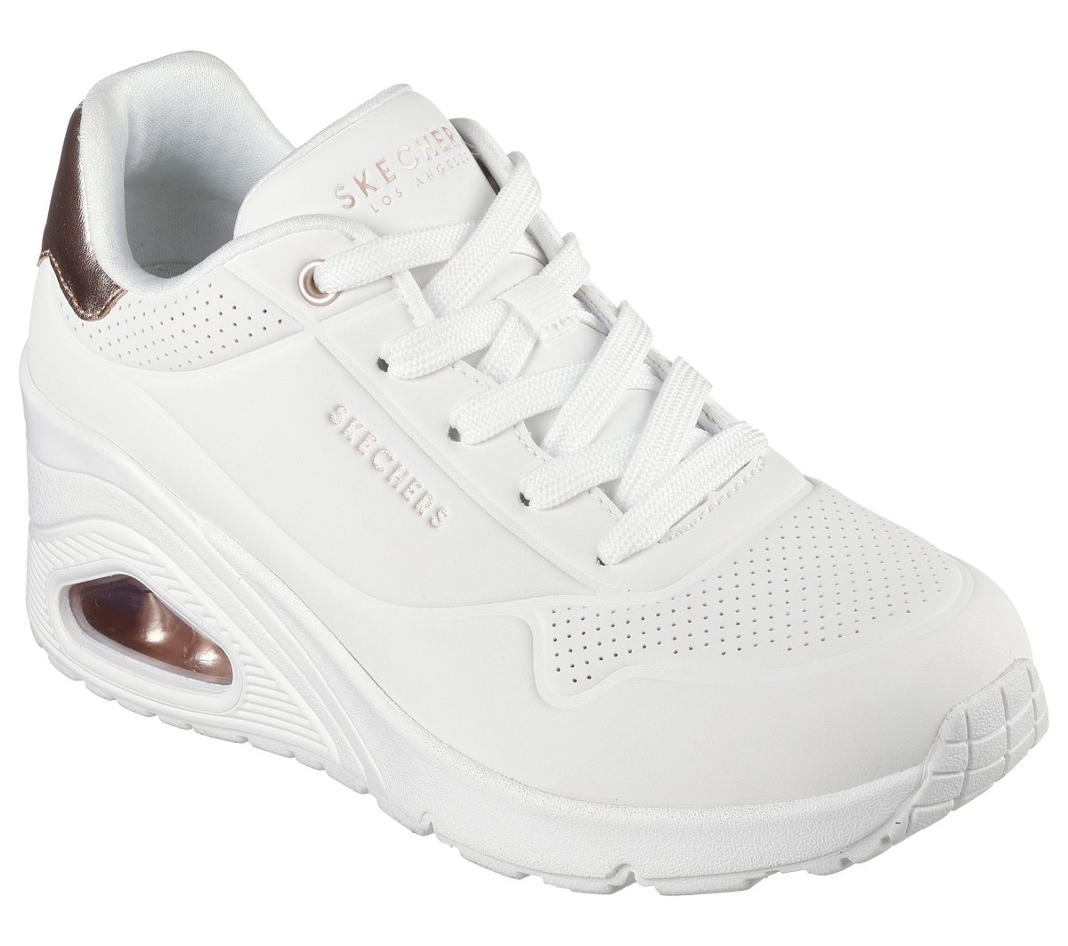 Uno Wedge - HI Steps — WHITE