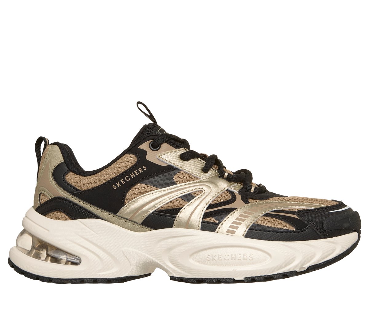 Skechers UNO Ryze - Scale Up en Natural/Negro, talla 36