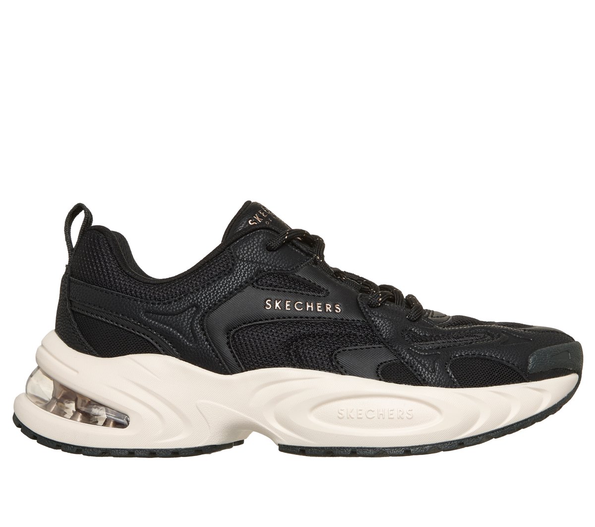 Skechers Donna UNO Ryze - Scale Above Sneaker in Nero, Taglia 41