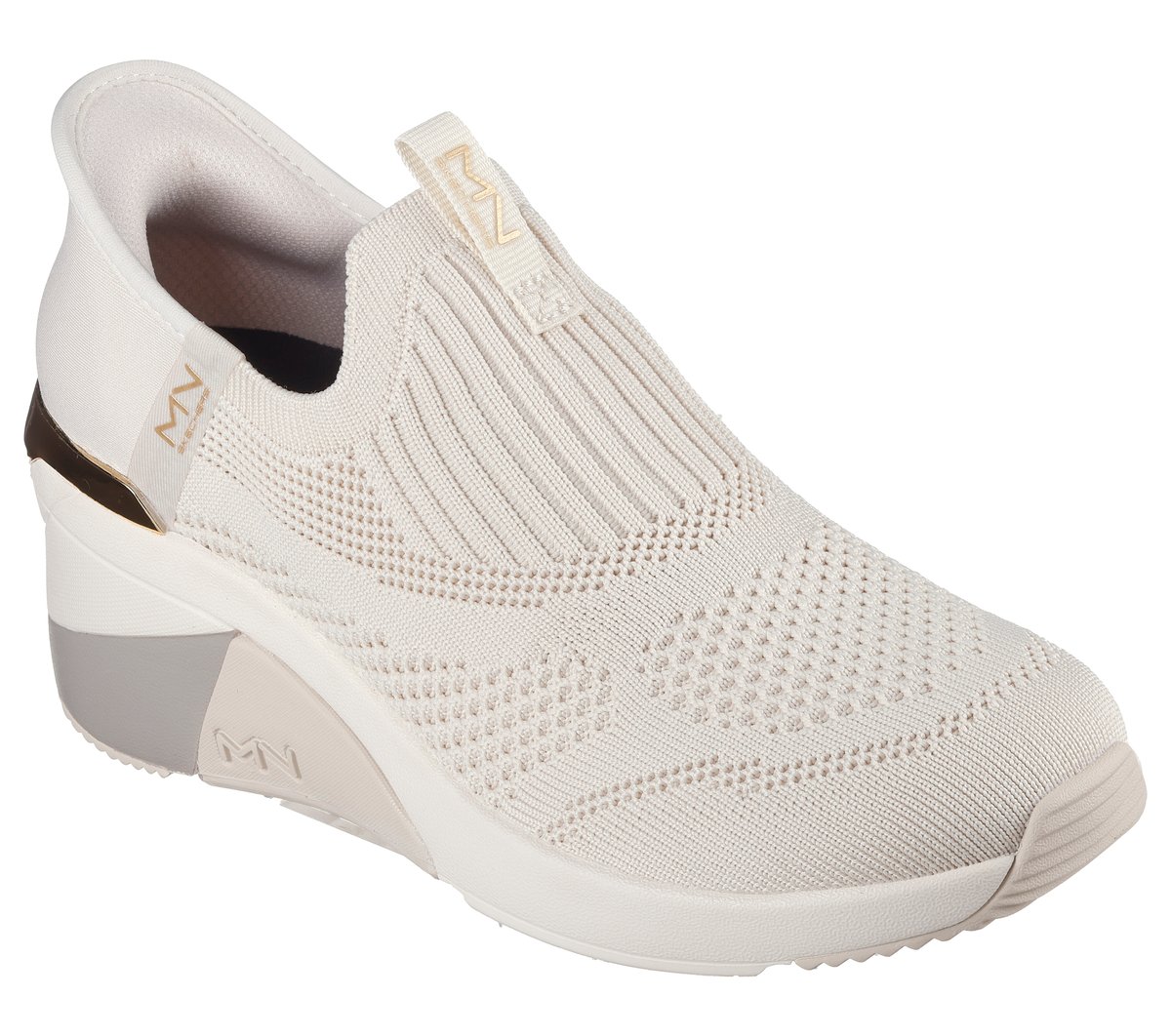Skechers Mark Nason: A Wedge - Crecent Chaussures Moyen Width en Taupe