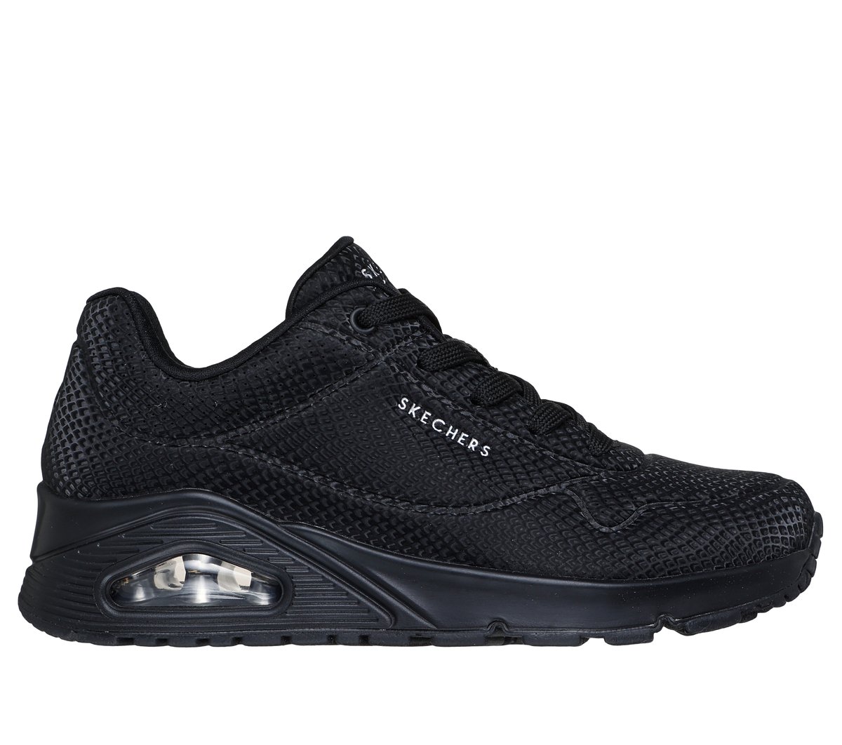 Skechers UNO - Shiny Scale en Negro, talla 36