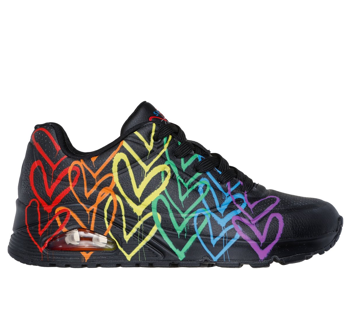 Skechers Jgoldcrown: Uno - Full Of Love En Negro, Talla 35.5-image