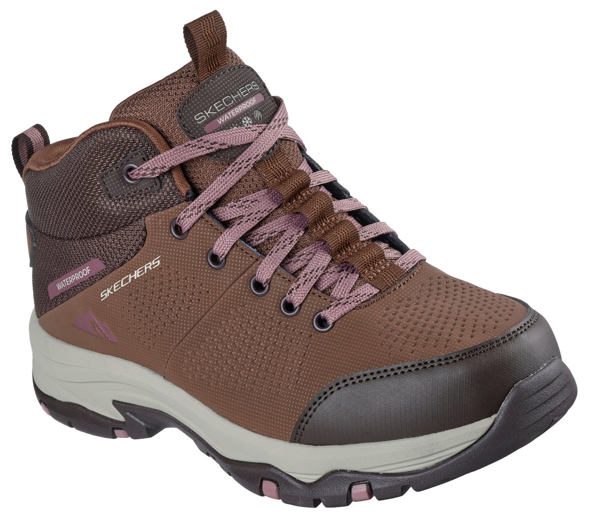 Waterproof Relaxed Fit: Trego - Trail Destination — BROWN / MULTI