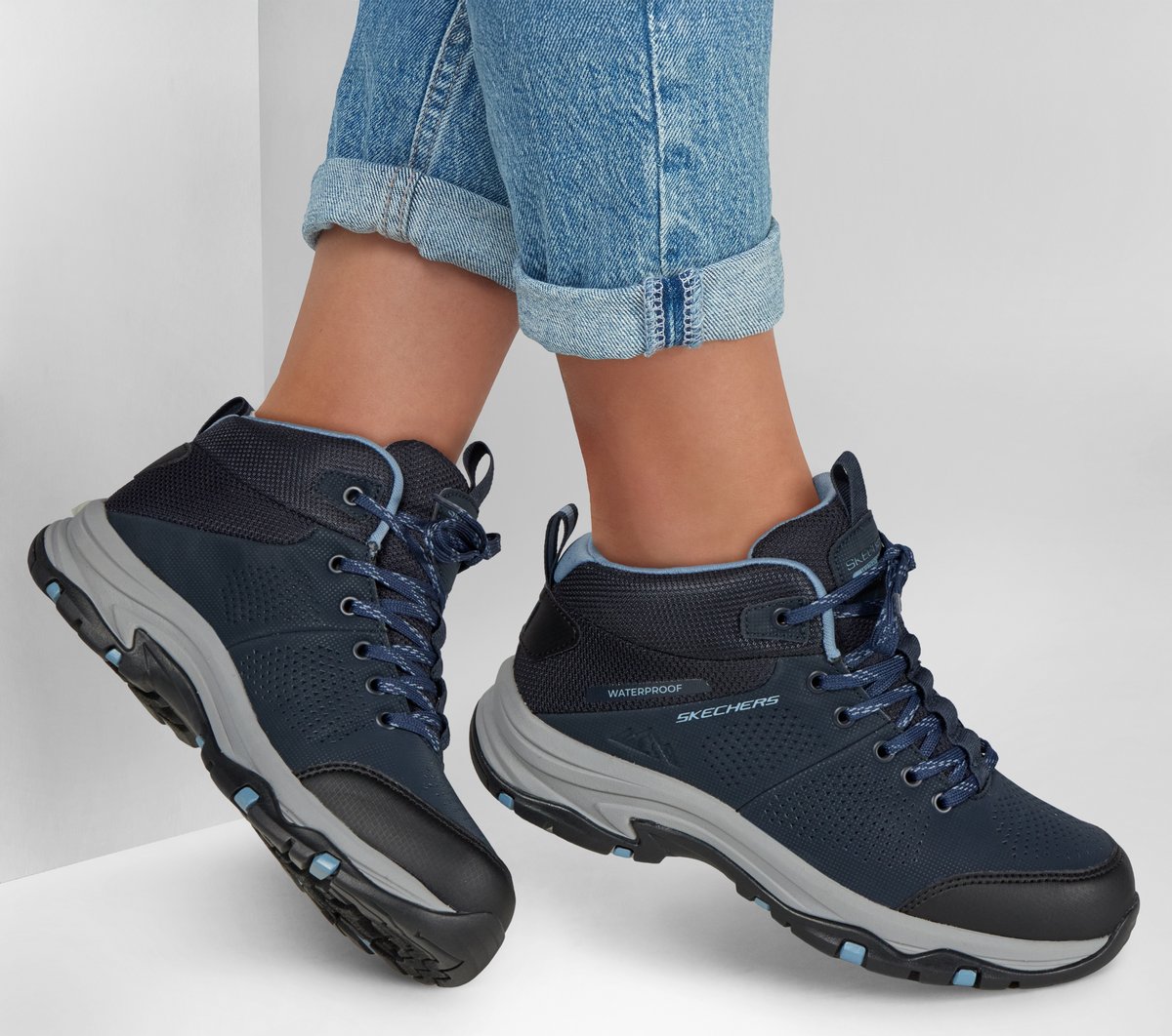Waterproof Relaxed Fit: Trego - Trail Destination — NAVY / GRAY