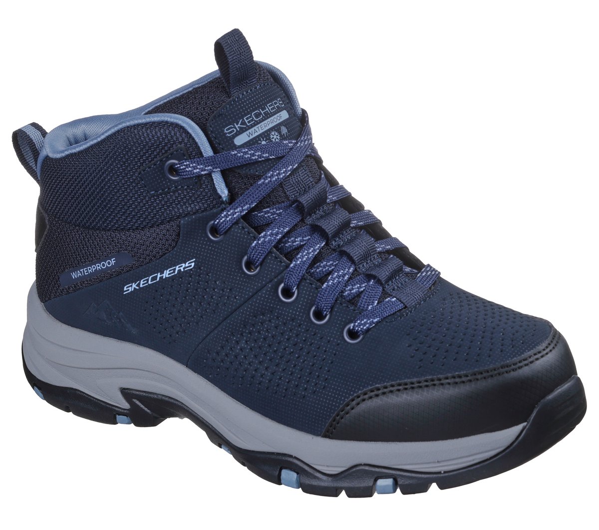Waterproof Relaxed Fit: Trego - Trail Destination — NAVY / GRAY