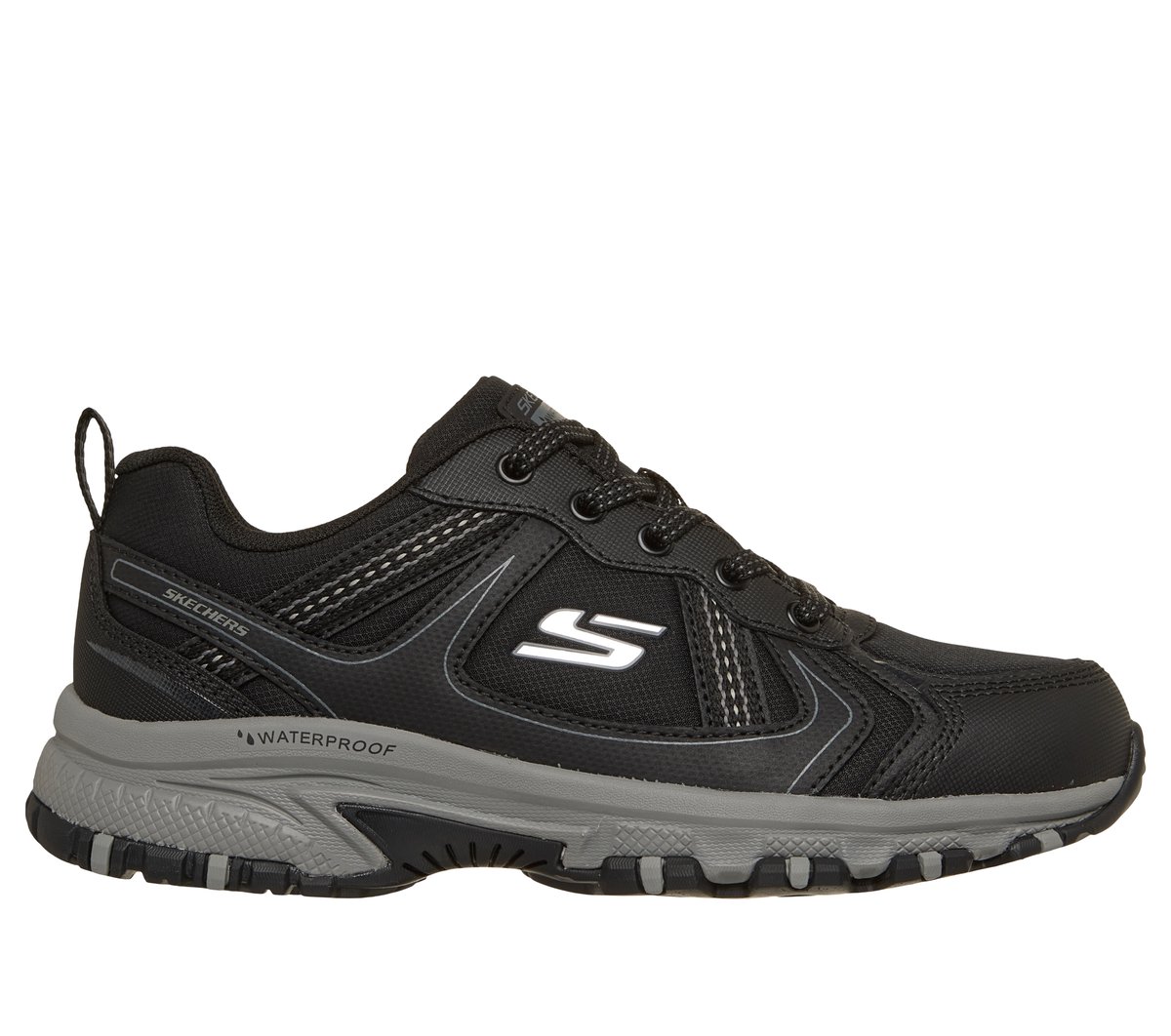 Skechers Waterproof: Hillcrest - Bowdoin Street en Negro/Marengo, talla 36.5