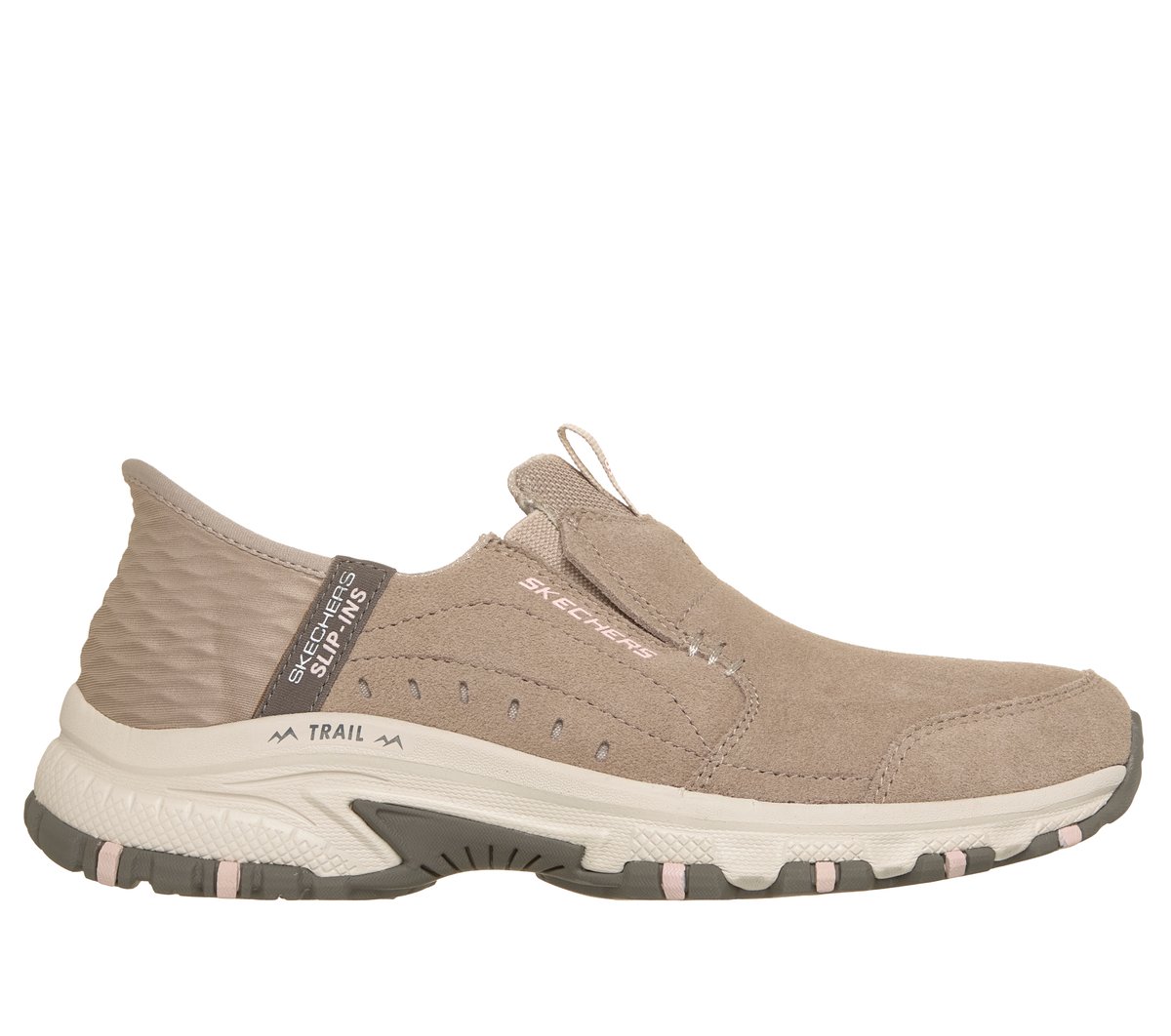 Skechers Slip-ins: Hillcrest - Sunapee Slip-On Shoes in Nature Brown/Gray, Größe 37.5 Wide-image-197976784055