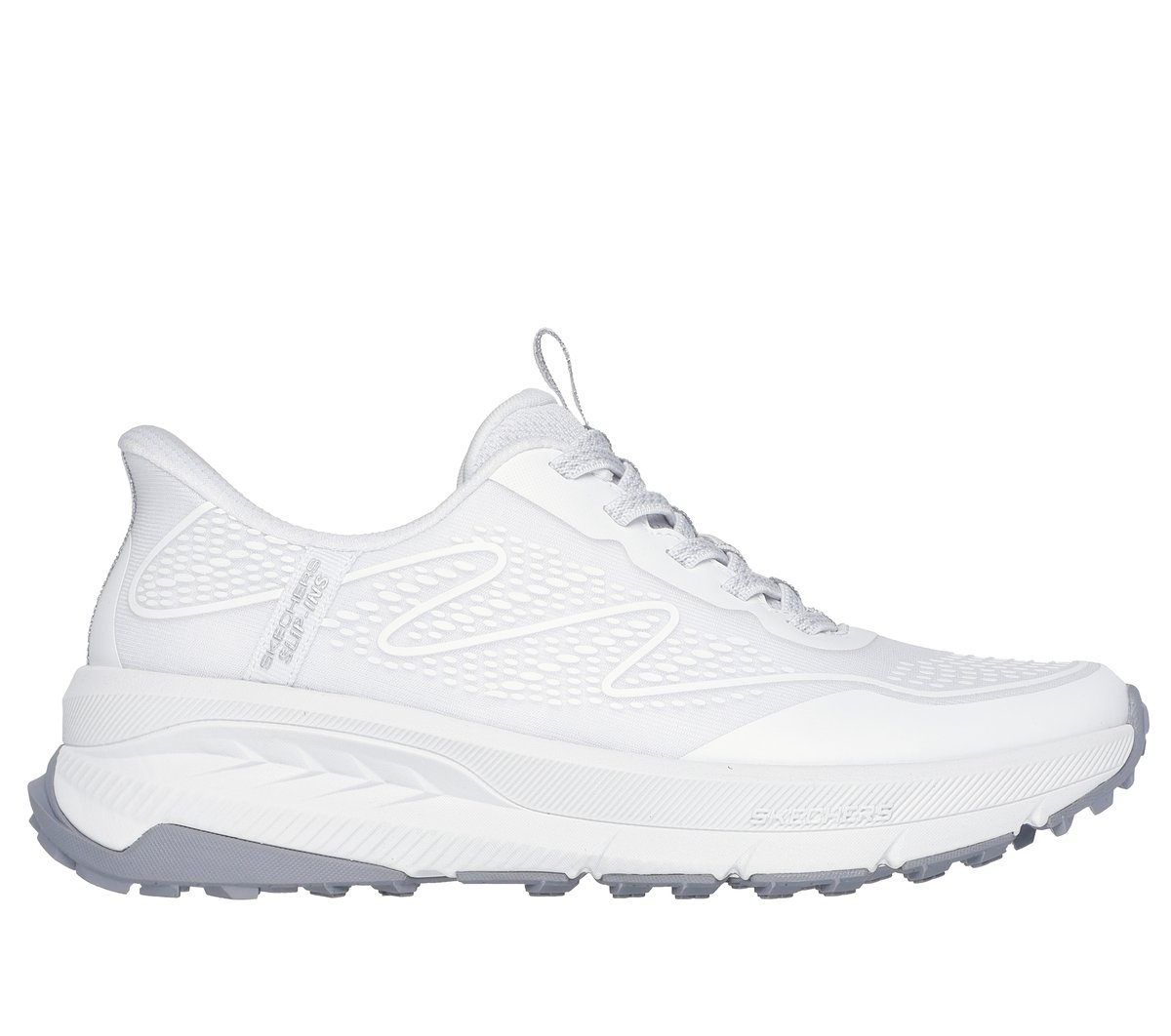 Skechers Slip-ins: Switch Back - Mist en Blanca, talla 37, Vegan