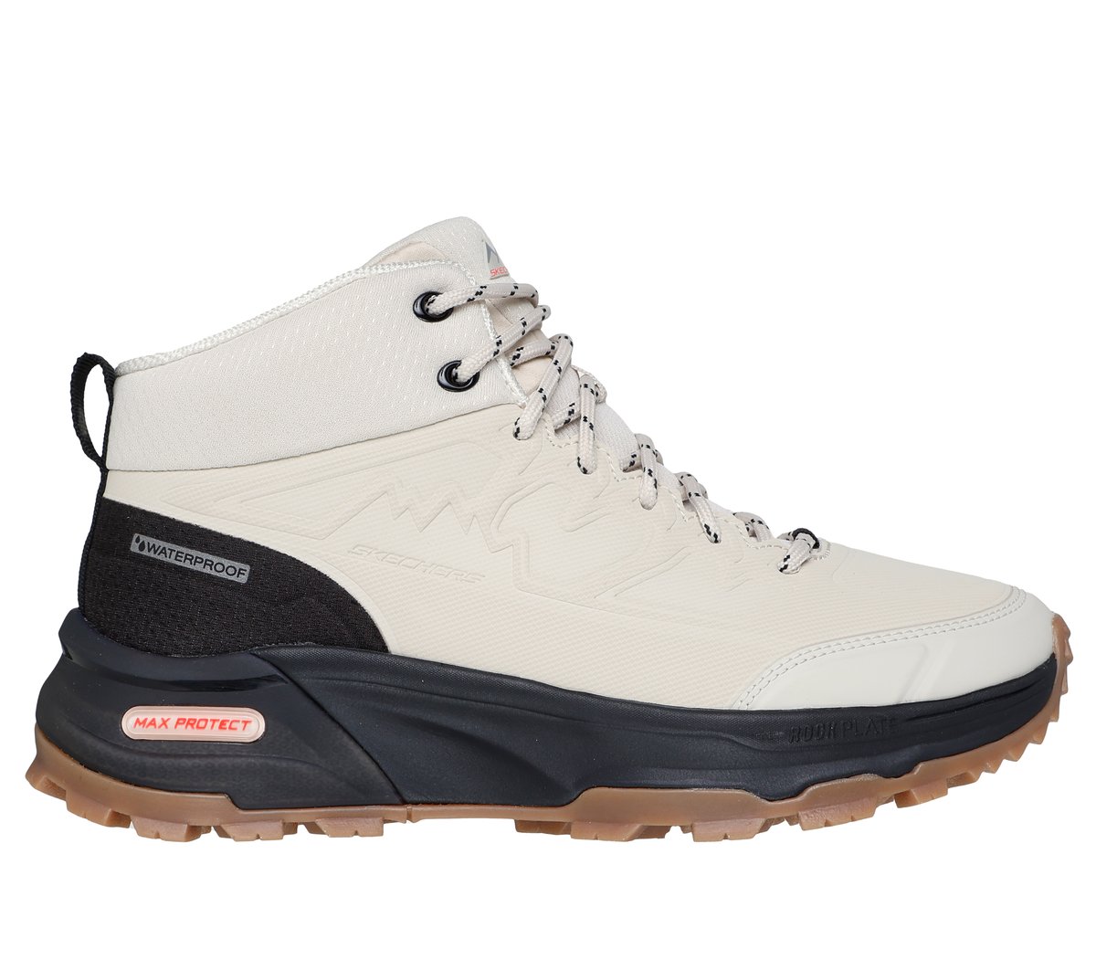 Skechers Max Protect Legacy - Weekend Getaway en Natural/Negro, talla 37