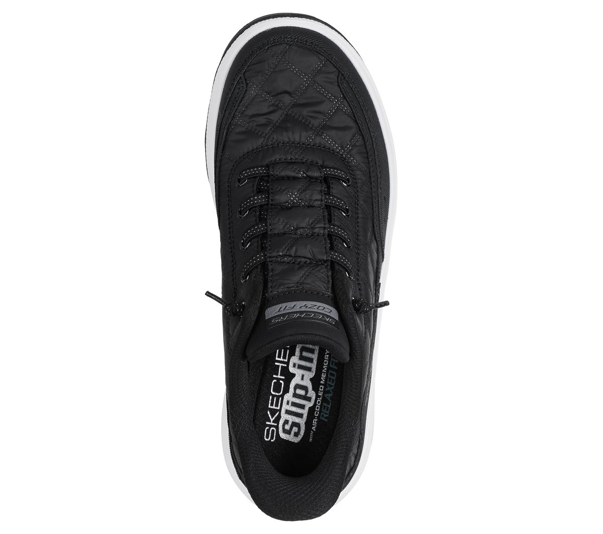 Skechers Slip-ins Relaxed Fit: Urban Explore - Cozy Fit Chaussures Moyen Width en Noir/Blanc, Lavable en machine