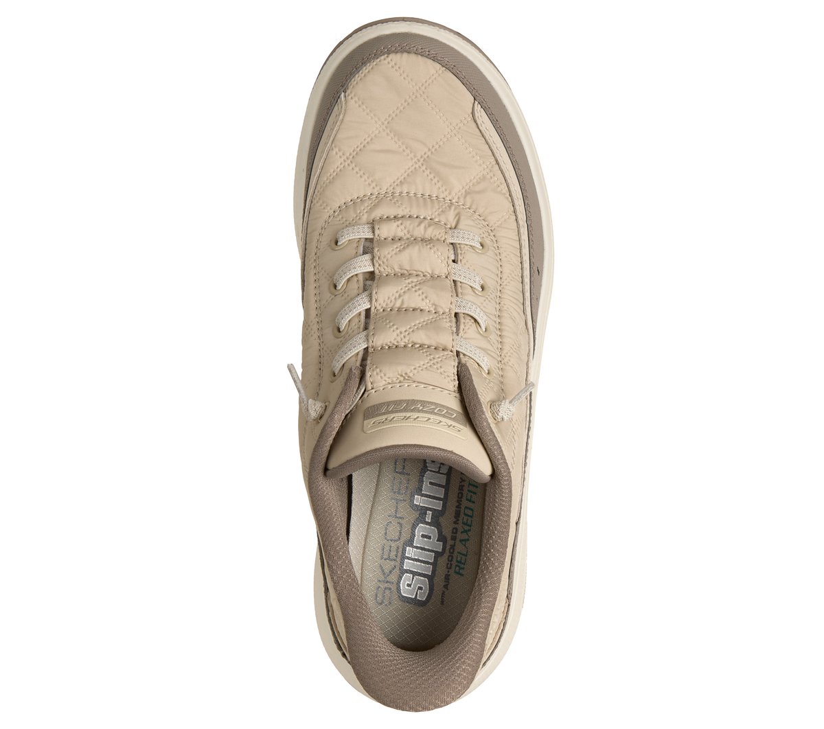 Skechers Slip-ins Relaxed Fit: Urban Explore - Cozy Fit Chaussures Moyen Width en Taupe, Lavable en machine