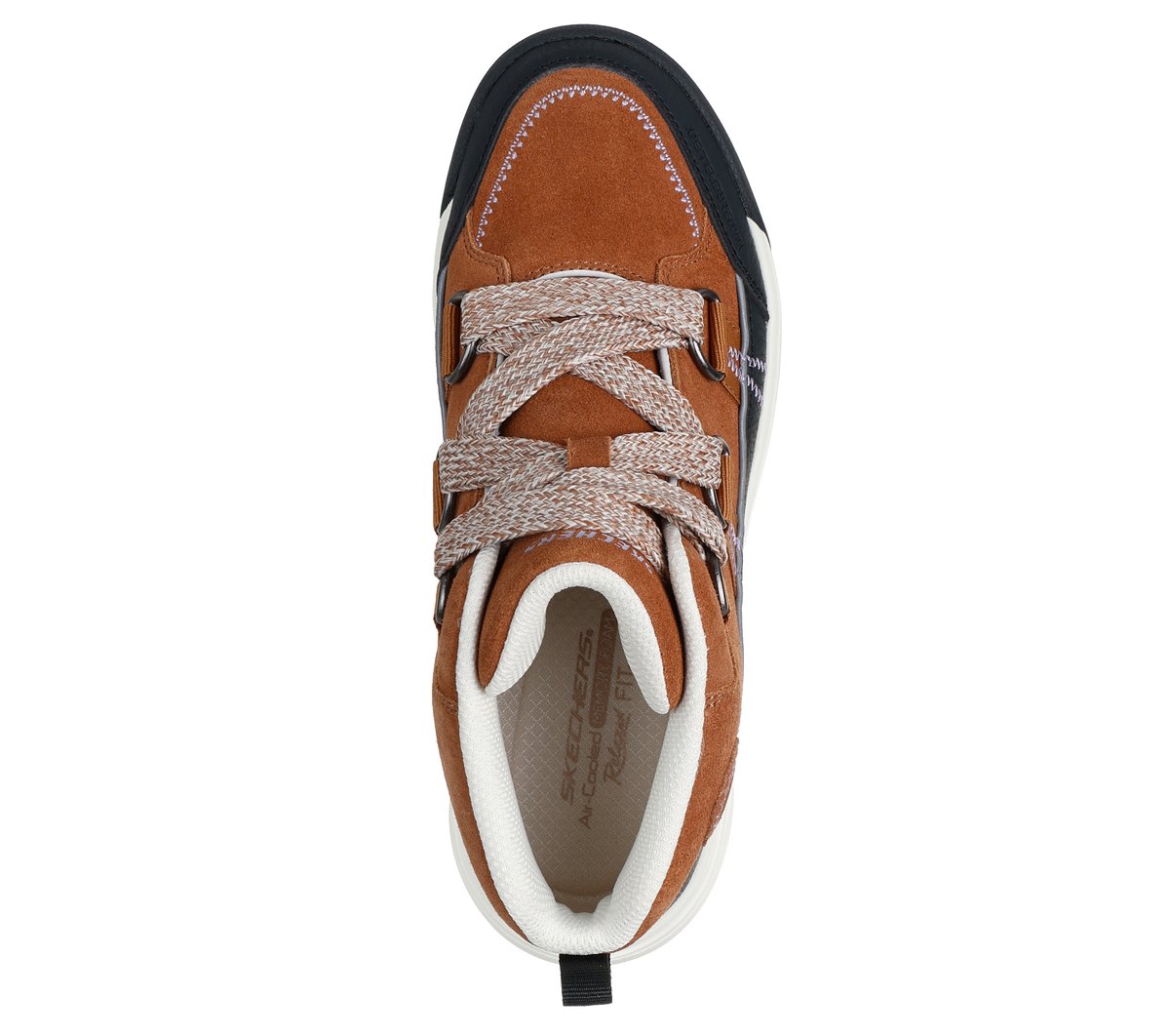 Skechers Relaxed Fit: Yana - Collins Landing Chaussures Moyen Width en Blanc/Noir