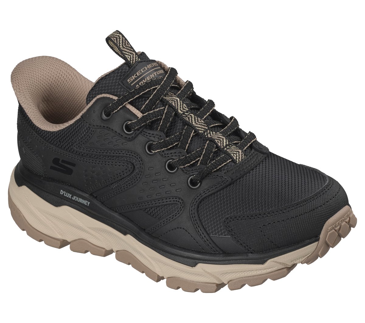 Skechers Slip-ins Relaxed Fit: D'Lux Journey - Talon Summit Chaussures Moyen Width en Noir/Beige