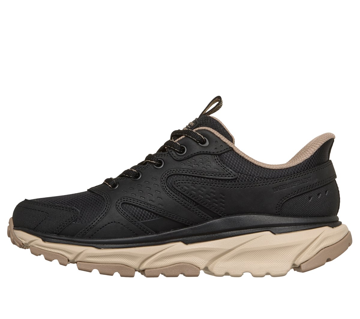 Skechers Slip-ins Relaxed Fit: D'Lux Journey - Talon Summit Chaussures Moyen Width en Noir/Beige