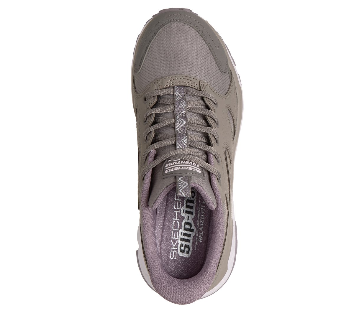 Skechers Slip-ins Relaxed Fit: D'Lux Journey - Talon Summit Chaussures Moyen Width en Gris/Lavande