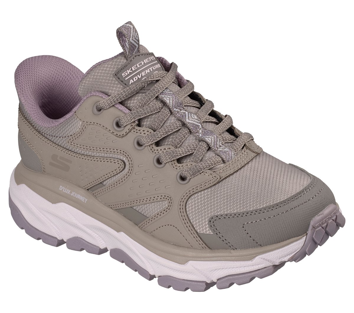 Skechers Slip-ins Relaxed Fit: D'Lux Journey - Talon Summit Chaussures Moyen Width en Gris/Lavande