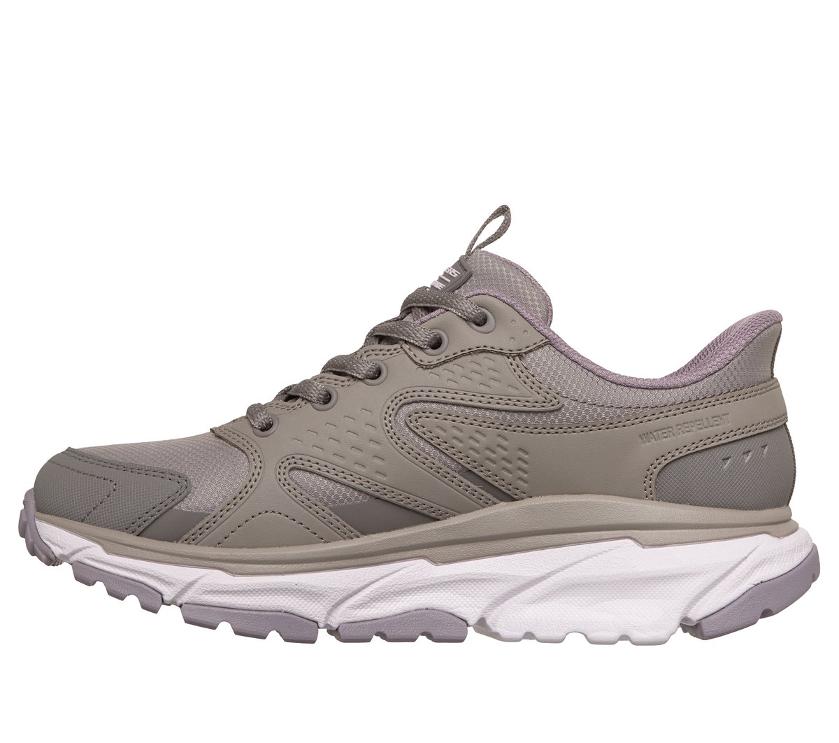 Skechers Slip-ins Relaxed Fit: D'Lux Journey - Talon Summit Chaussures Moyen Width en Gris/Lavande