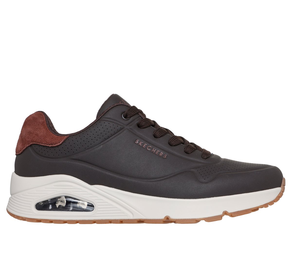 Skechers UNO - Suited On Air en Chocolate, talla 43