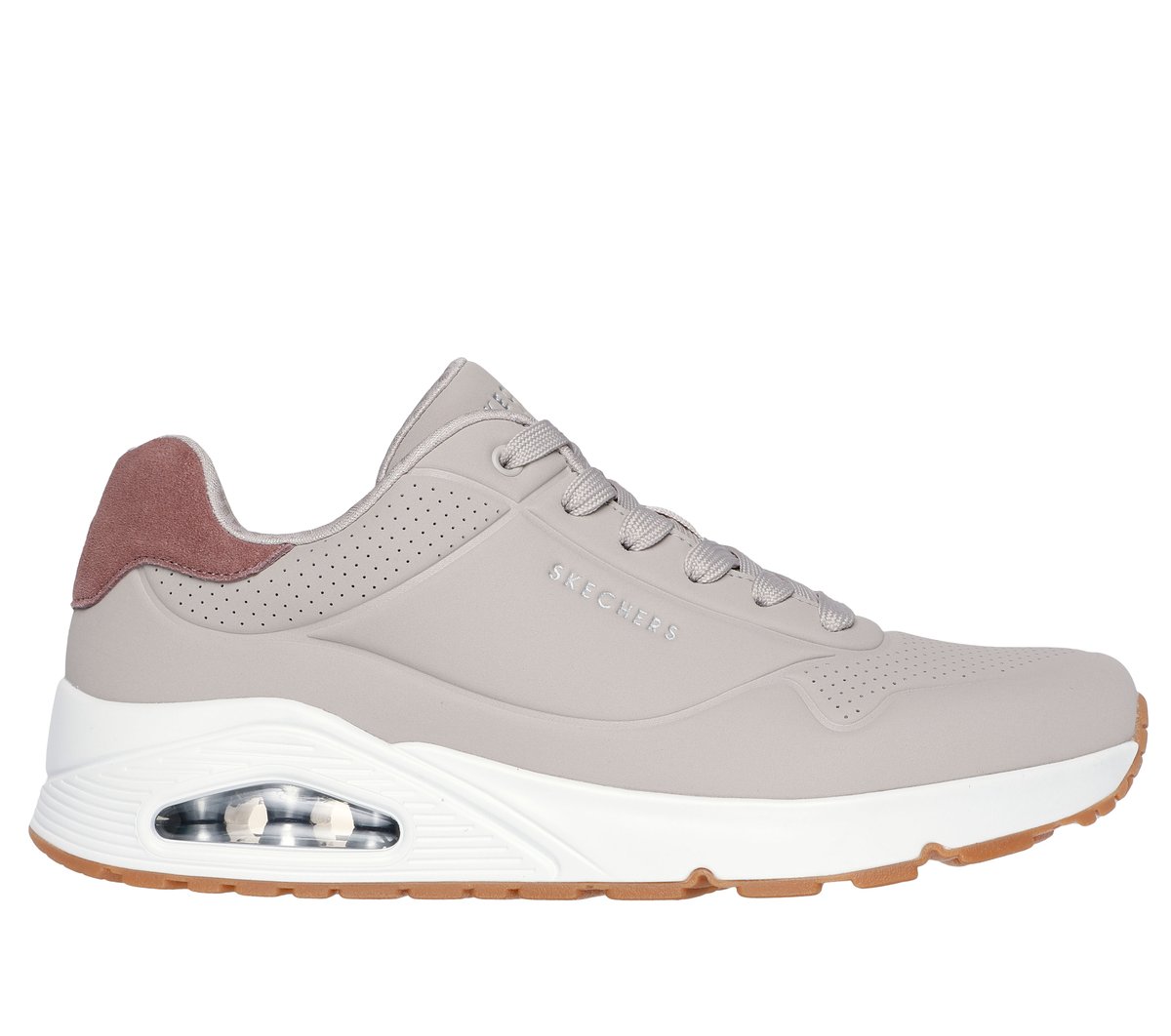 Skechers UNO - Suited On Air en Taupe, talla 39.5