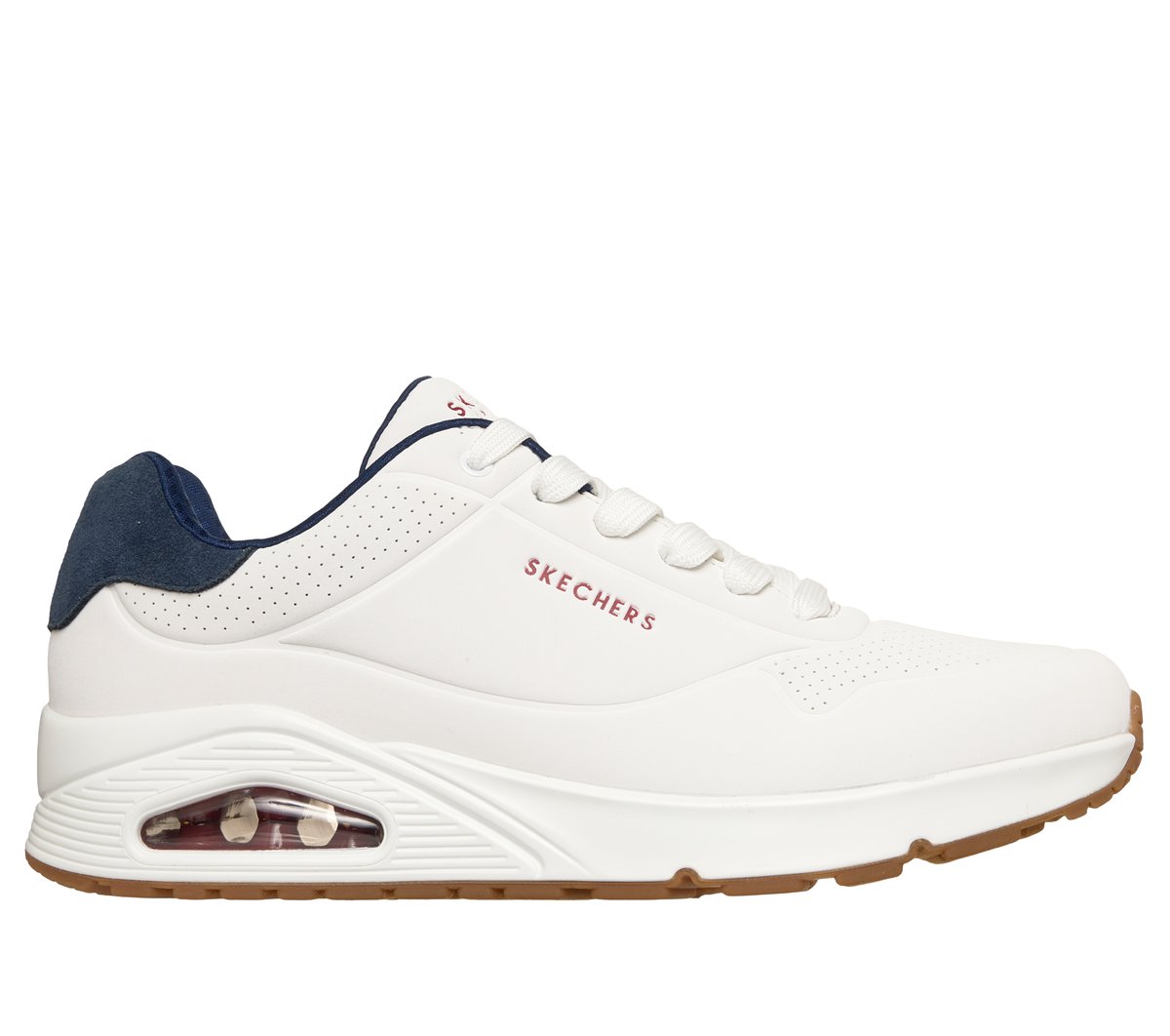 Skechers UNO - Suited On Air en Blanco/Navy, talla 41