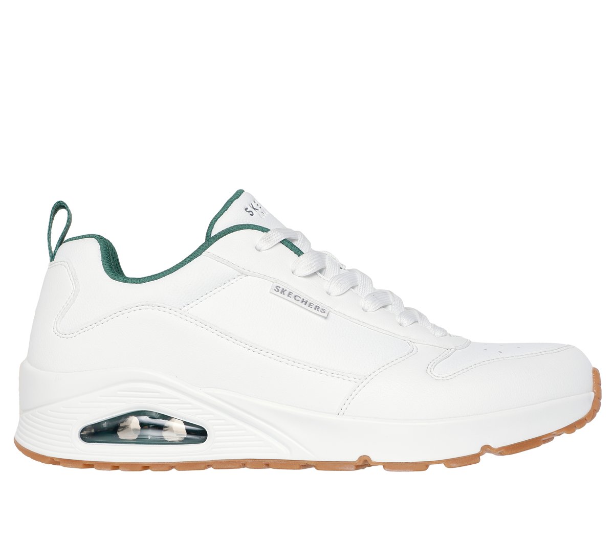 Skechers UNO - Alder en Blanco/Verde, talla 41