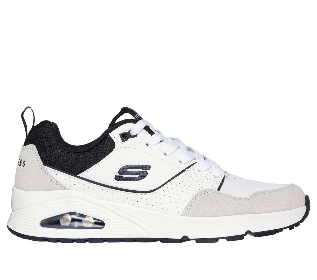 Skechers Uno - Retro One en Blanco/Negro, talla 41
