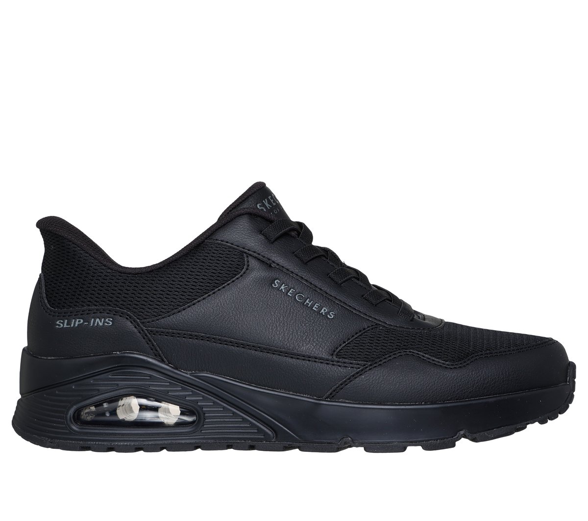 Skechers Slip-ins: UNO - Banksia en Negro, talla 41