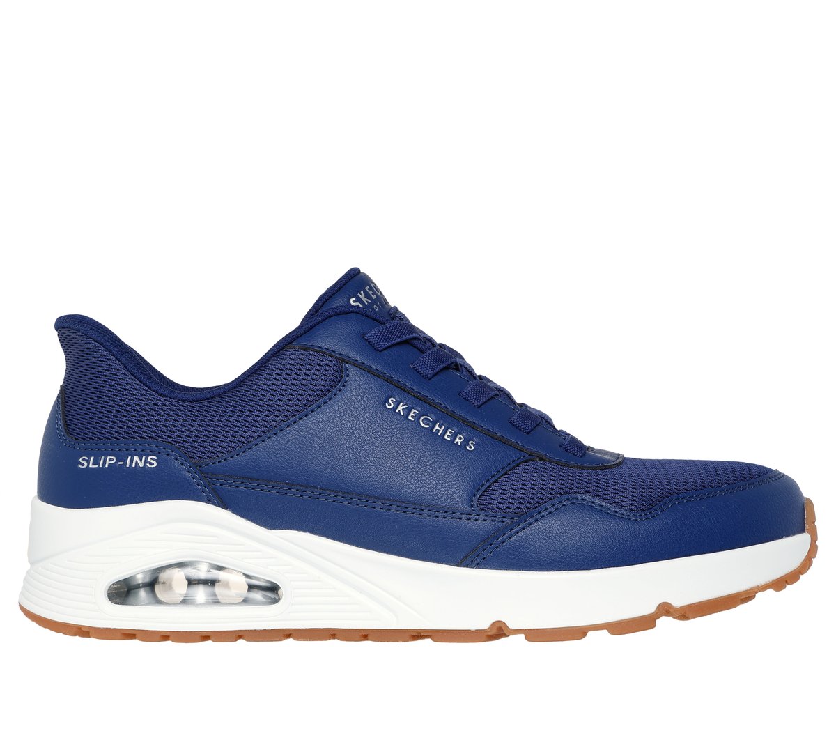 Skechers Slip-ins: UNO - Banksia en Navy, talla 41.5