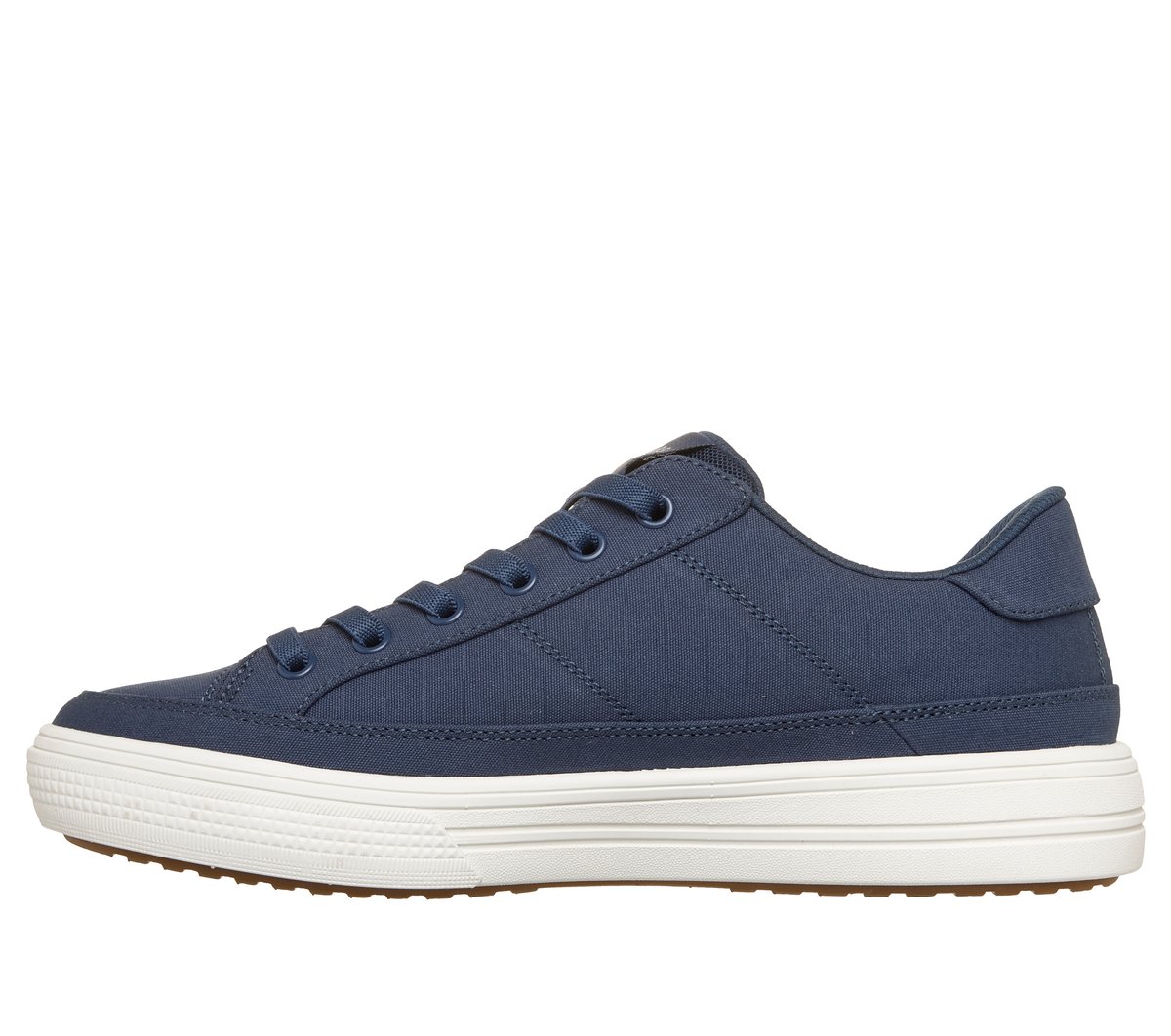 Skechers Arch Fit Arcade - Meet Ya There Chaussures Moyen Width en Bleu Marine, Vegan, Lavable en machine
