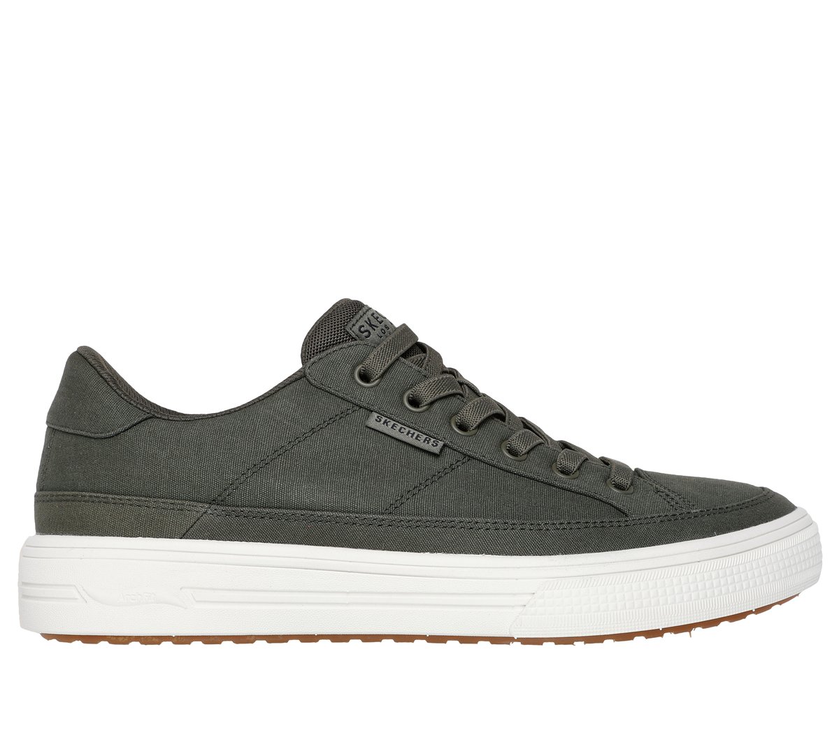 Skechers Arch Fit Arcade - Meet Ya There en Oliva, talla 43, Vegan