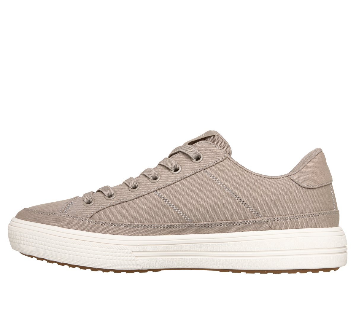 Skechers Arch Fit Arcade - Meet Ya There Chaussures Moyen Width en Taupe, Vegan, Lavable en machine